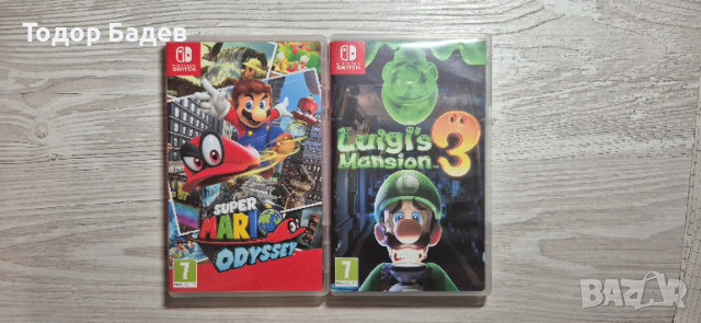 Super Mario:Odyssey+Luigi's Mansion 3-Комплект игри за Nintendo Switch
