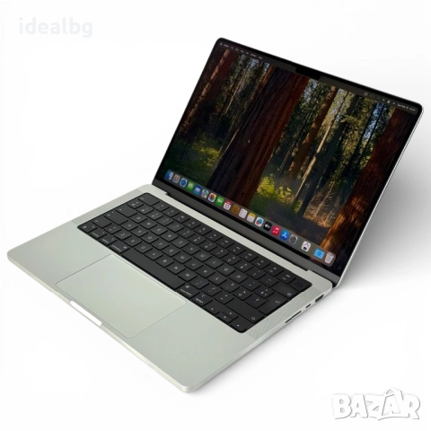 Apple MacBook Pro 14'' 2021 M1 PRO 16RAM 512SSD Silver Гаранция!, снимка 3 - Лаптопи за работа - 53431819