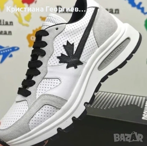 Мъжки маратонки Dsquared2 44 номер, снимка 4 - Маратонки - 54011483