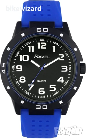Ravel - Мъжки спортен часовник с черен корпус НОВ С ПРОБЛЕМ ЧЕТЕТЕ ОПИСАНИЕТО