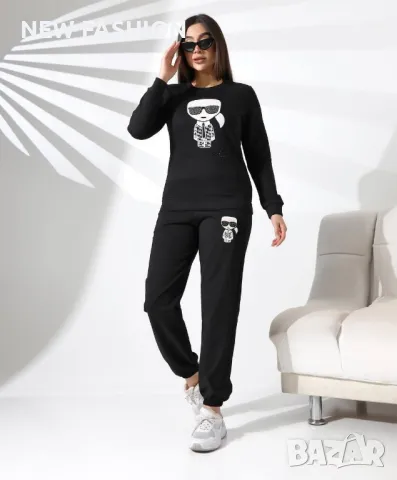 Дамски Памучен Екип: S-2XL: KARL LAGERFELD , снимка 1 - Спортни екипи - 47812123