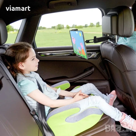 Телескопична стойка за телефон и таблет EAFC за кола с 360° завъртане, Регулируемо рамо, снимка 10 - Аксесоари и консумативи - 50526874