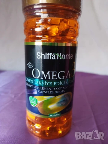 SHIFFA HOME ОМЕГА 3 - 500 mg. 150 меки капсули OMEGA, снимка 1