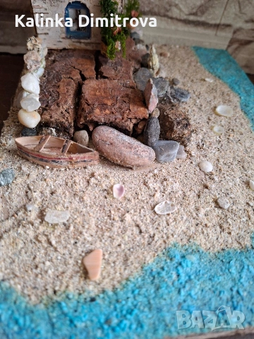 Къща в гръцки стил-ръчно изработена декорация., снимка 8 - Декорация за дома - 53205790