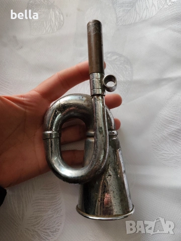 Винтидж рядък метален сигнален клаксон Häckel, снимка 6 - Антикварни и старинни предмети - 54144203