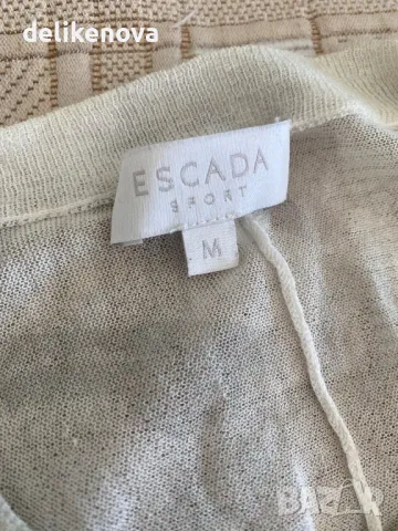 ESCADA Original Size L Страхотна блузка.  фин пуловер, снимка 7 - Блузи с дълъг ръкав и пуловери - 47445310