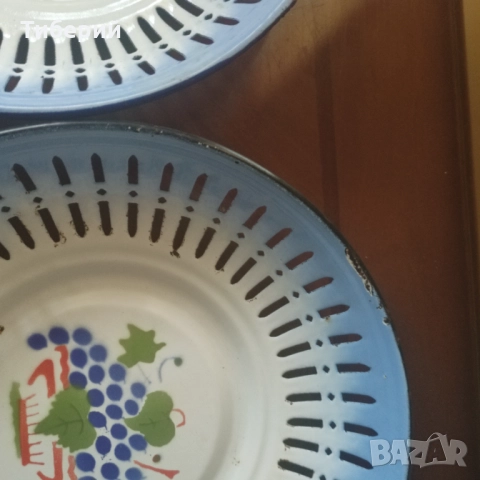 Емайлирана панера/фруктиера, снимка 10 - Аксесоари за кухня - 52015264