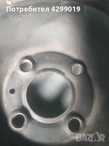 Продавам железни джанти 15-ки! 4х100, снимка 2 - Гуми и джанти - 52895408