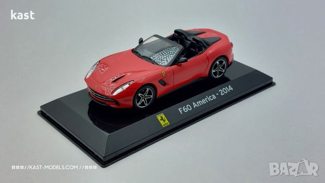 KAST-Models Умален модел на Ferrari F60 America 2014 Altaya 1/43, снимка 6 - Колекции - 46271475