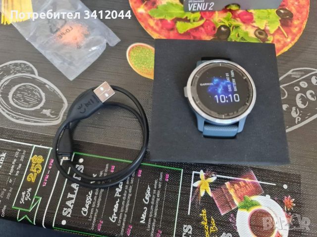 Smartwatch GARMIN VENU 2, silver, снимка 7 - Смарт гривни - 45685303