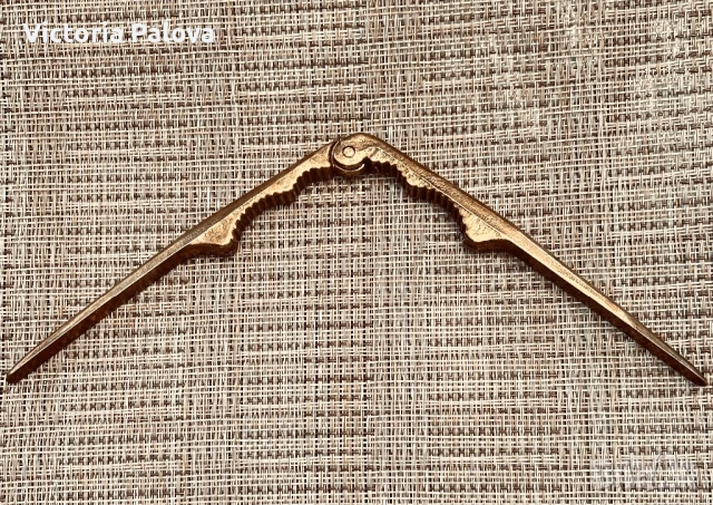  Месингова орехотрошачка vintage Германия, снимка 4 - Антикварни и старинни предмети - 51045731