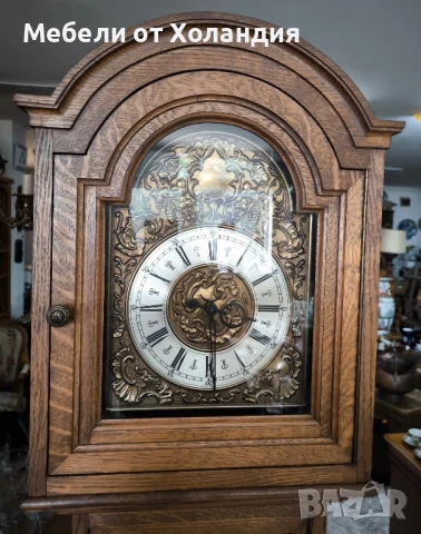 Белгийски паркетен часовник, снимка 3 - Антикварни и старинни предмети - 51063572