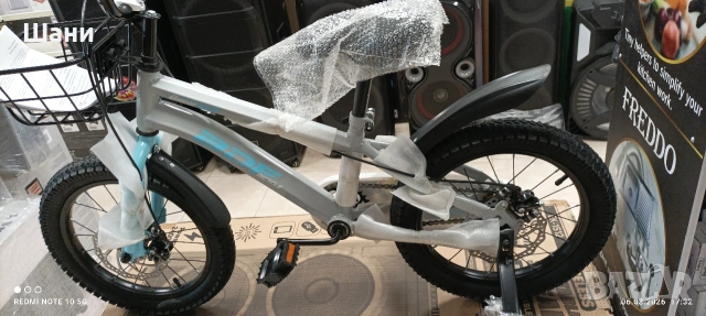 Детски велосипед 16 цола дискови спирачки., снимка 6 - Велосипеди - 53424417