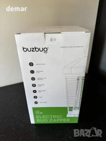 Buzbug 2 в 1 LED унищожител на насекоми 3800V, MA-20, снимка 8 - Други стоки за дома - 50020841