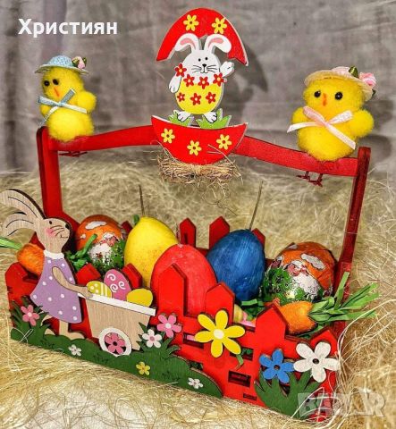 Великденски кошнички, снимка 4 - Декорация за дома - 45430394