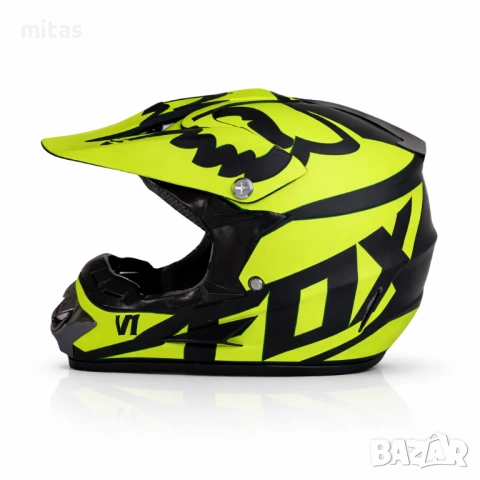 Кросова каска FOX V1, Full Face, DOT Сертификат, Размер: S; M;, снимка 5 - Аксесоари за велосипеди - 46773363