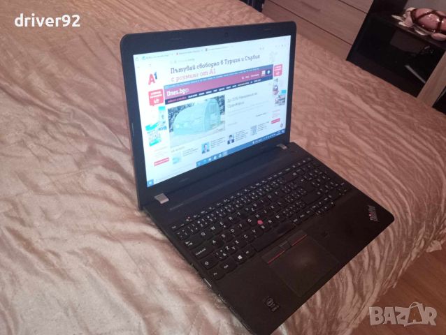 Lenovo E550 и3 процесор 15.6 инча екран с 8 гб рам 500 гб хард с батерия над 4 часа, снимка 3 - Лаптопи за работа - 46254753