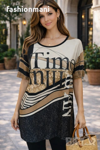 ДАМСКИ ТУНИКИ 6 модела- код 446, снимка 6 - Туники - 47355425