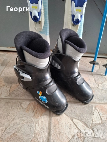 Детски комплект Rossignol-104см.+обувки Rossignol-21.5, снимка 4 - Зимни спортове - 51998663