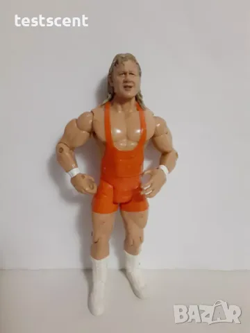 Екшън фигура WWE Mr Perfect Curt Hennig Кърт Хениг Orange Classic Superstars играчка WWF Jakks, снимка 10 - Колекции - 48361593