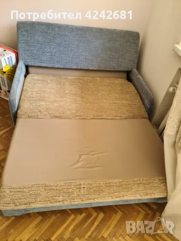 Разтегателно диванче, снимка 3 - Дивани и мека мебел - 49923588