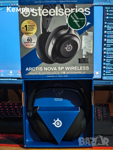 Steelseries Arctis Nova 5P Wireless, снимка 2 - Слушалки за компютър - 52429785
