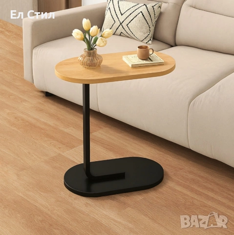 Многофункционална C-образна масичка за кафе, за хол и спалня, снимка 4 - Маси - 53575086