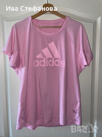 Оригинална спортна бебешко розова елегантна блуза Adidas adidas Адидас  тениска  T-Shirt 👕 , снимка 10 - Тениски - 46230987