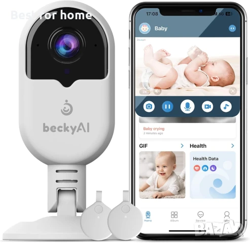 Умен бебефон Becky Ai анализира състоянието на сърдечната честота и качеството на съня