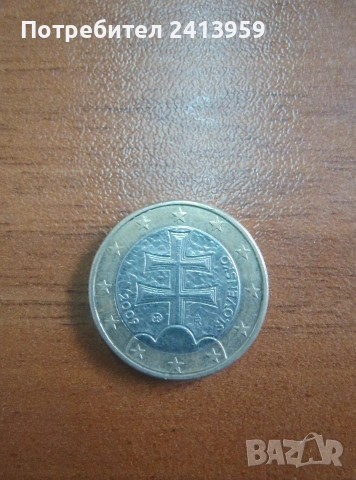 1 евро Словакия 2009