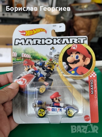 Нова количка Hot wheels mario kart