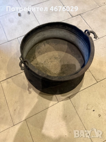 Медно менче, снимка 3 - Антикварни и старинни предмети - 52819389