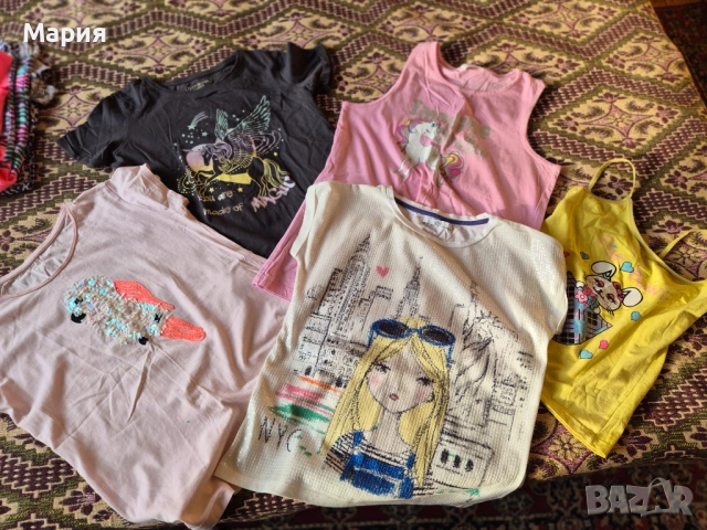 Тениски с къс ръкав за момиче 152-158 см., снимка 13 - Детски тениски и потници - 54159518