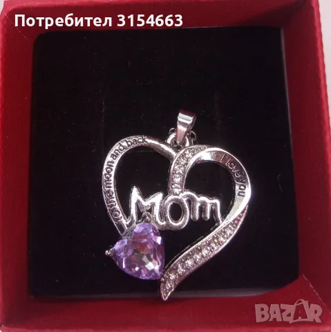 Колие с кристали Мама 