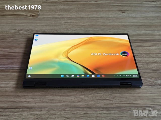 90Hz OLED ZenBook Flip`i7-12700H/16GB DDR5/1TB SSD/Retina 2880x1800, снимка 7 - Лаптопи за работа - 52889649