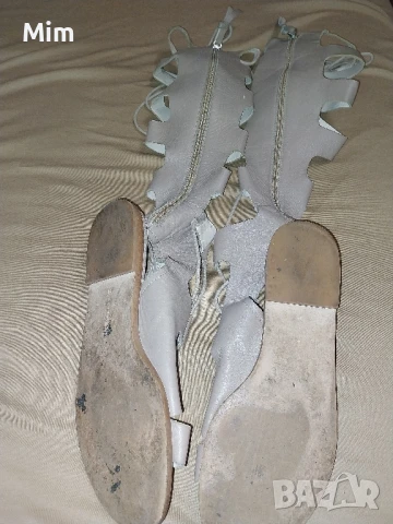 40 Римски високи,летни ботуши , снимка 4 - Дамски ботуши - 51076306