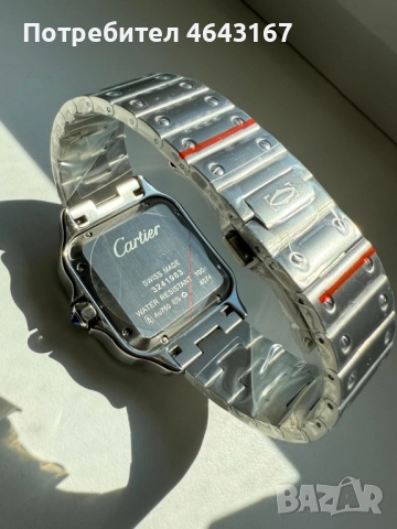 Cartier Santos Green, снимка 2 - Мъжки - 52313809
