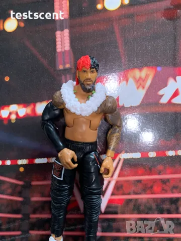 Екшън фигура WWE Jey Uso Джей Усо The Bloodline ELITE Mattel figure играчка, снимка 17 - Колекции - 49511499