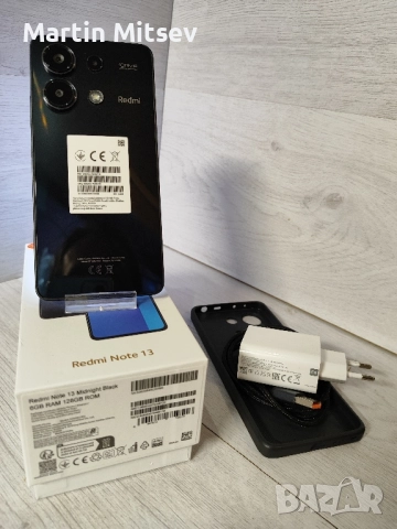 Xiaomi Redmi Note 13 Като нов 2 sim, В Пълен комплект 128gb/6+6gb, снимка 1