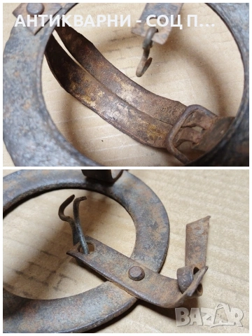 Стар Кован Малък Капан За Животни / НОМЕР 638., снимка 8 - Антикварни и старинни предмети - 53289153