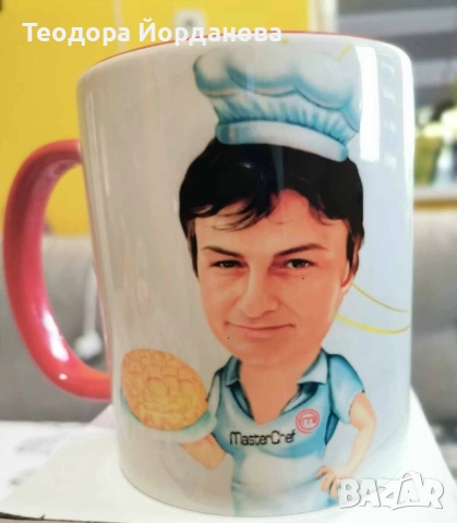 Чаша с карикатура по снимка , снимка 2 - Декорация за дома - 53067405