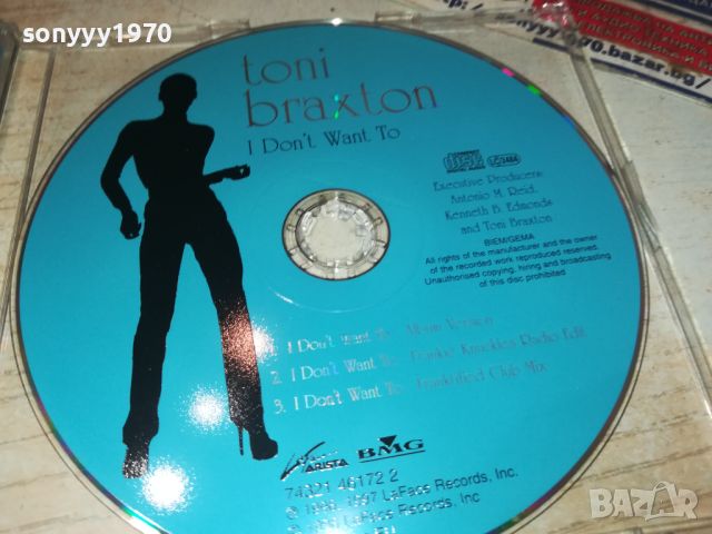 TONI BRAXTON CD-ВНОС GERMANY 1007241515, снимка 9 - CD дискове - 46537210