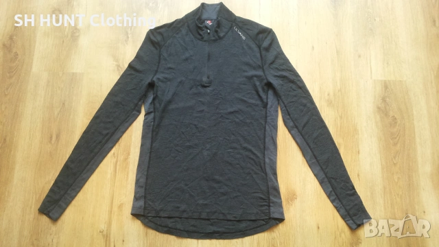 ULVANG RAV 100% TURTLE NECK Zip 100% Merino Wool разме XL / XXL термо блуза 100% Мерино вълна - 2413