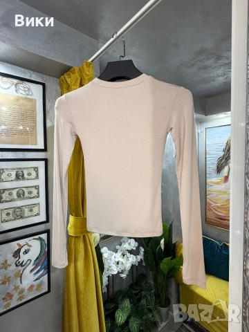 Блуза в телесен цвят, налична в S, M u L, снимка 8 - Блузи с дълъг ръкав и пуловери - 52927298