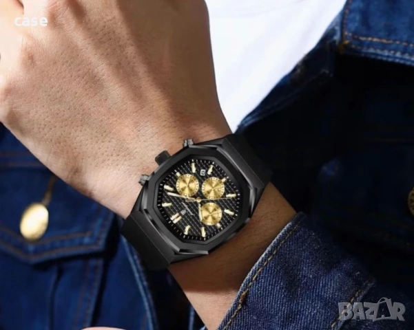 Мъжки бизнес часовник на марката Poedagar , снимка 3 - Мъжки - 53874150