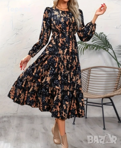 🆕️ Цветна рокля / XXL, снимка 4 - Рокли - 52470554