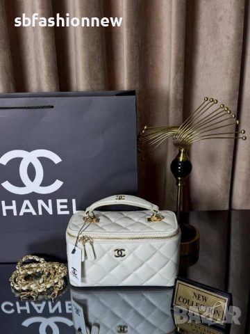 Chanel бяла чанта😍