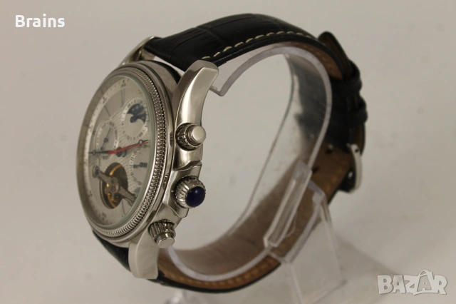 Немски Часовник RAOUL U. BRAUN Automatic 20 Jewels Лунна Фаза, снимка 5 - Мъжки - 53824787