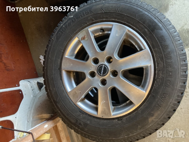 Гуми с джанти 215/70/16 5x115