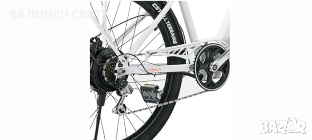 еБайк НОВ Електрически Велосипед Cysum Cityrun за възрастни 250W 36V 10Ah 26” гуми, снимка 11 - Велосипеди - 53940925